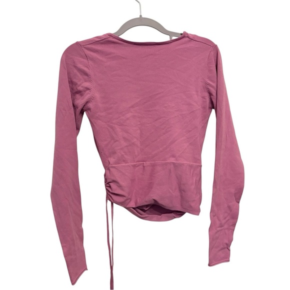 Zara Mauve Long Sleeve Blouse - Picture 2 of 3